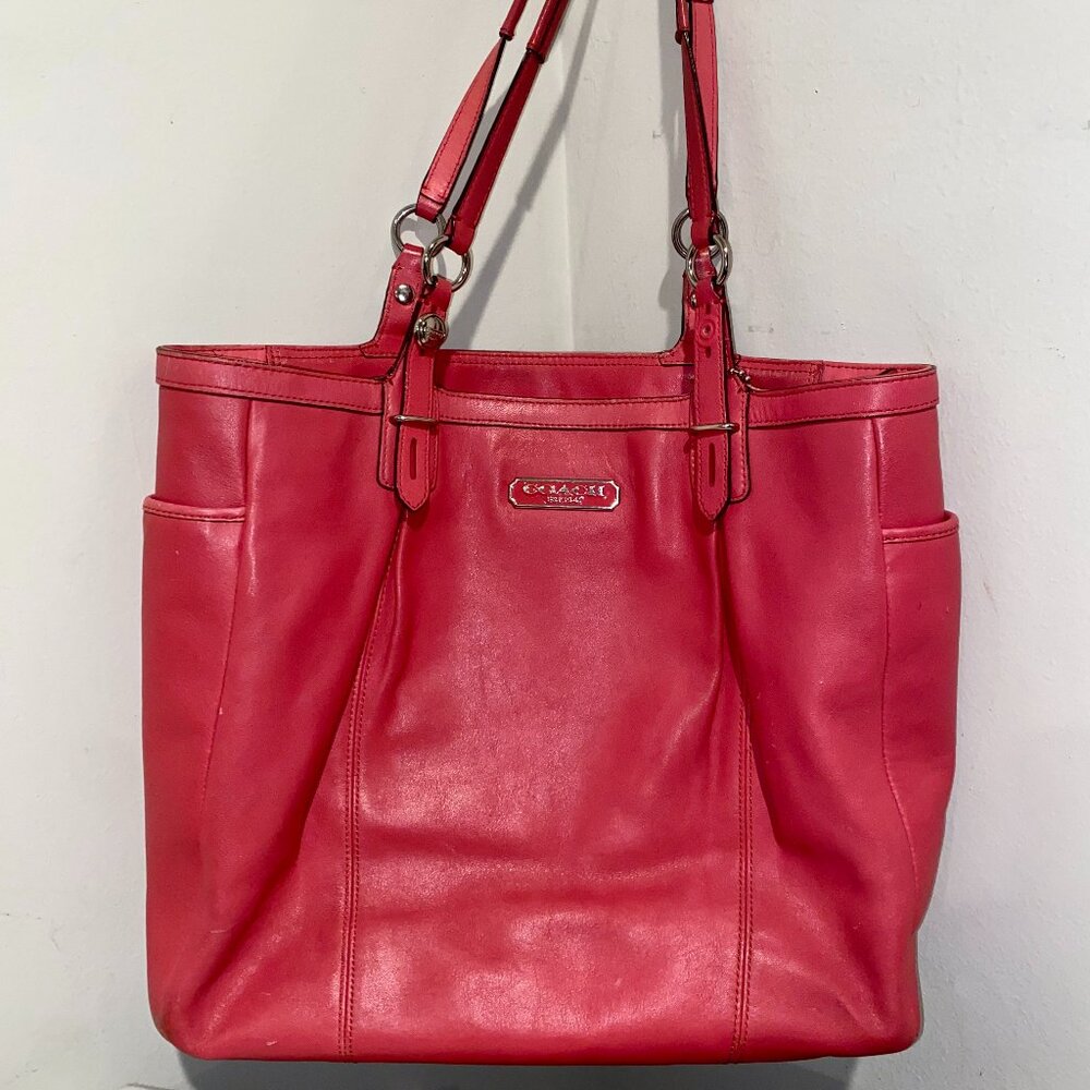 Pink Coach Shoulder Bag